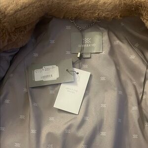 Soia & Kyo Women's Brown Teddy Jacket